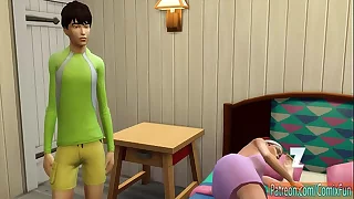 step Son Fucks Mom After He Came Home From Jogging